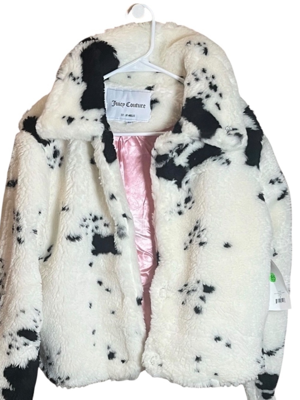 Juicy Couture Dalmatian Print Coat